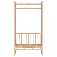 Thumbnail for Gartenbank mit Pergola 116 cm Bambus