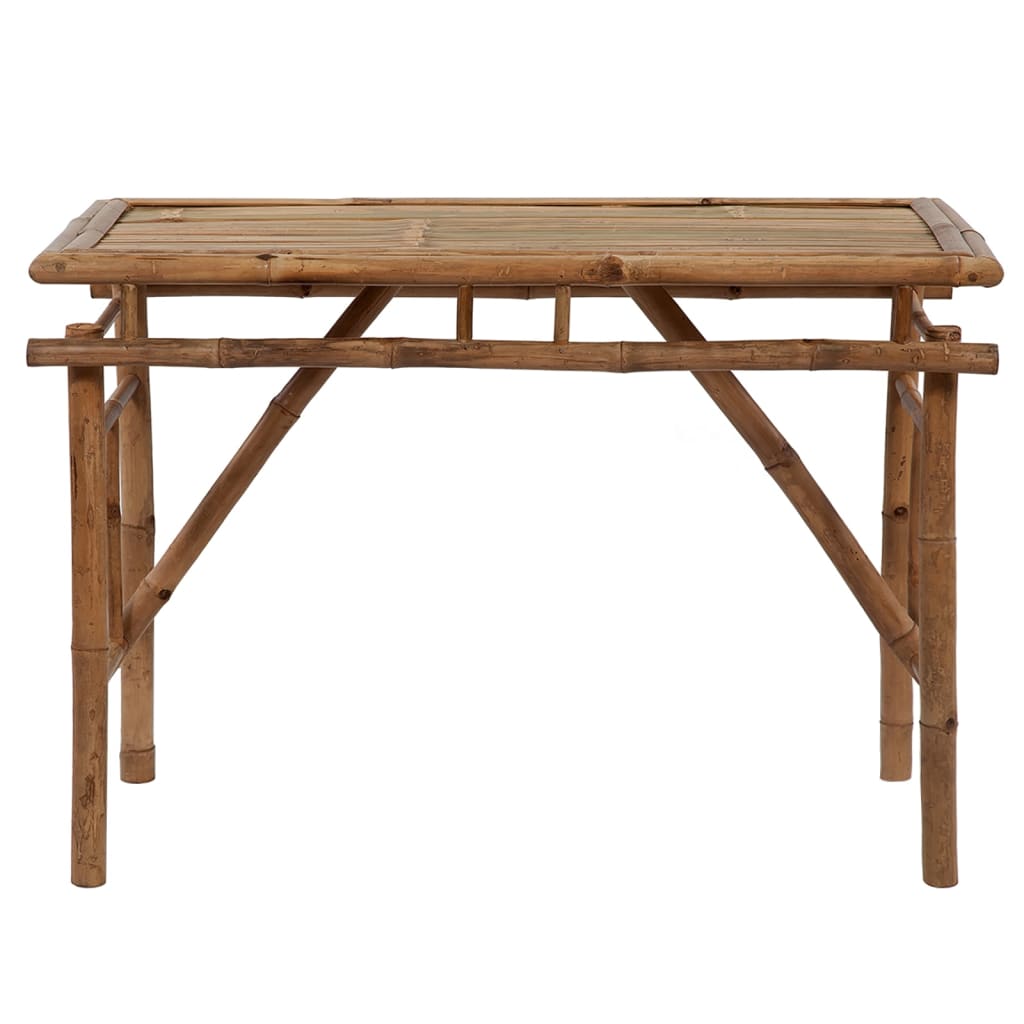 Gartentisch Klappbar 115x50x75 cm Bambus