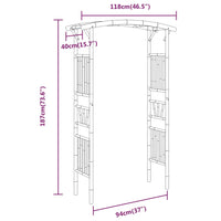 Thumbnail for Rosenbogen Bambus 118x40x187 cm