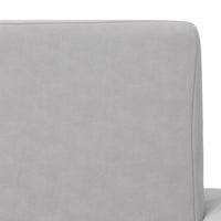 Thumbnail for Kindersofa Hellgrau Weich Plüsch