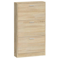 Thumbnail for Schuhschrank Eichen-Optik 59x17x108 cm Holzwerkstoff
