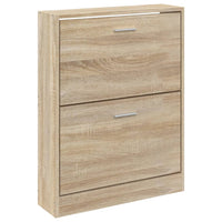 Thumbnail for Schuhschrank Eichen-Optik 59x17x81 cm Holzwerkstoff