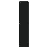 Thumbnail for Schuhschrank Schwarz 59x17x81 cm Holzwerkstoff
