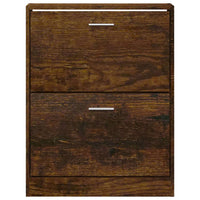 Thumbnail for Schuhschrank Räuchereiche 59x17x81 cm Holzwerkstoff