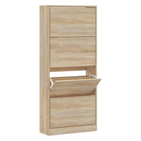 Thumbnail for Schuhschrank Sonoma-Eiche 63x24x147 cm Holzwerkstoff