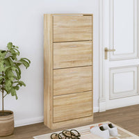 Thumbnail for Schuhschrank Sonoma-Eiche 63x24x147 cm Holzwerkstoff
