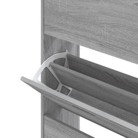 Thumbnail for Schuhschrank Grau Sonoma 63x24x147 cm Holzwerkstoff