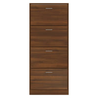 Thumbnail for Schuhschrank Braun Eichen-Optik 63x24x147 cm Holzwerkstoff