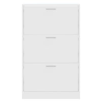 Thumbnail for Schuhschrank Weiß 63x24x103 cm Holzwerkstoff