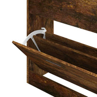 Thumbnail for Schuhschrank Räuchereiche 63x24x81 cm Holzwerkstoff