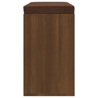 Thumbnail for Schuhbank Braun Eichen-Optik 103x30x48 cm Holzwerkstoff