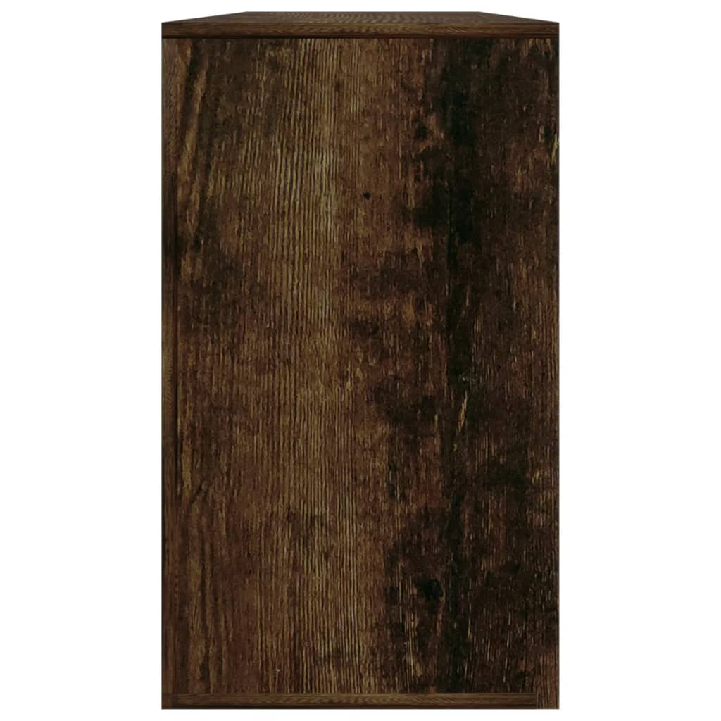 Schuhbank Räuchereiche 80x24x45 cm Holzwerkstoff