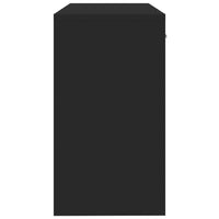 Thumbnail for Schreibtisch mit Stauraum Schwarz 100x40x73 cm Holzwerkstoff