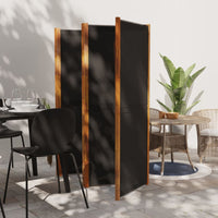 Thumbnail for 5-tlg. Raumteiler Schwarz 350x180 cm