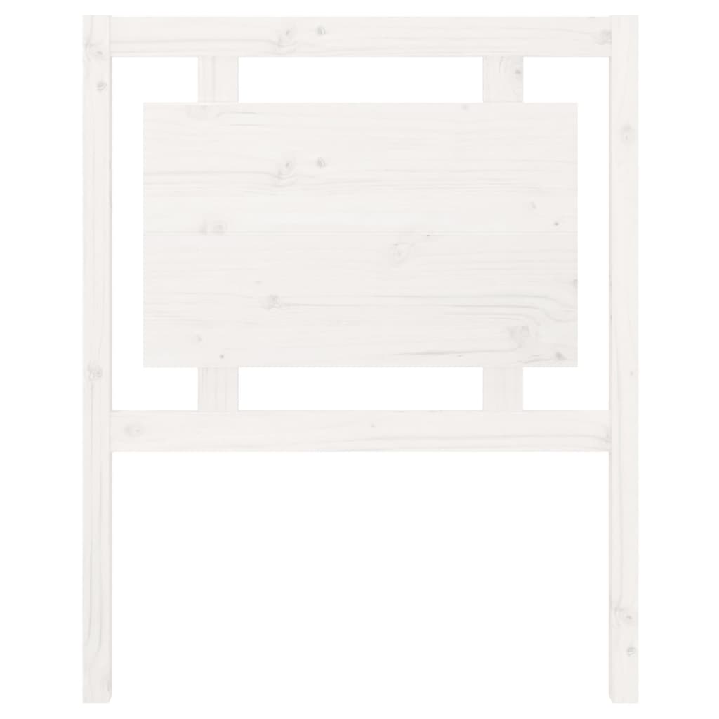 Kopfteil Weiß 80,5x4x100 cm Massivholz Kiefer