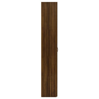 Thumbnail for Büroschrank Braun Eichen-Optik 60x32x190 cm Holzwerkstoff