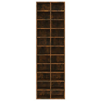 Thumbnail for Schuhregal Räuchereiche 54x34x183 cm Holzwerkstoff