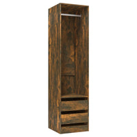 Thumbnail for Kleiderschrank mit Schubladen Räuchereiche 50x50x200 cm