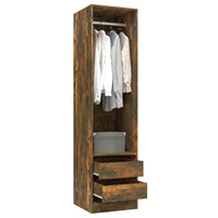 Thumbnail for Kleiderschrank mit Schubladen Räuchereiche 50x50x200 cm