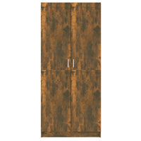 Thumbnail for Kleiderschrank Räuchereiche 80x52x180 cm Holzwerkstoff