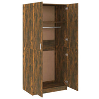 Thumbnail for Kleiderschrank Räuchereiche 80x52x180 cm Holzwerkstoff