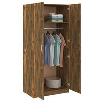 Thumbnail for Kleiderschrank Räuchereiche 80x52x180 cm Holzwerkstoff