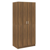Thumbnail for Kleiderschrank Braun Eichen-Optik 80x52x180 cm Holzwerkstoff