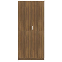 Thumbnail for Kleiderschrank Braun Eichen-Optik 80x52x180 cm Holzwerkstoff