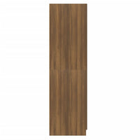 Thumbnail for Kleiderschrank Braun Eichen-Optik 80x52x180 cm Holzwerkstoff