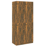 Thumbnail for Kleiderschrank Räuchereiche 90x52x200 cm Holzwerkstoff