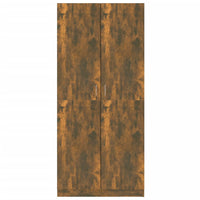 Thumbnail for Kleiderschrank Räuchereiche 90x52x200 cm Holzwerkstoff