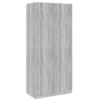 Thumbnail for Kleiderschrank Grau Sonoma 90x52x200 cm Holzwerkstoff