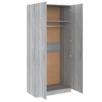 Thumbnail for Kleiderschrank Grau Sonoma 90x52x200 cm Holzwerkstoff