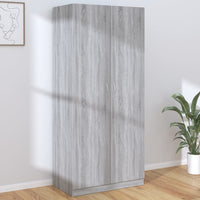 Thumbnail for Kleiderschrank Grau Sonoma 90x52x200 cm Holzwerkstoff