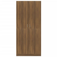 Thumbnail for Kleiderschrank Braun Eichen-Optik 90x52x200 cm Holzwerkstoff