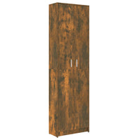 Thumbnail for Garderobenschrank Räuchereiche 55x25x189 cm Holzwerkstoff