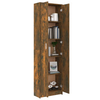 Thumbnail for Garderobenschrank Räuchereiche 55x25x189 cm Holzwerkstoff