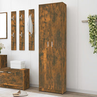 Thumbnail for Garderobenschrank Räuchereiche 55x25x189 cm Holzwerkstoff