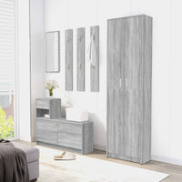 Thumbnail for Garderobenschrank Grau Sonoma 55x25x189 cm Holzwerkstoff