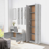 Thumbnail for Garderobenschrank Grau Sonoma 55x25x189 cm Holzwerkstoff
