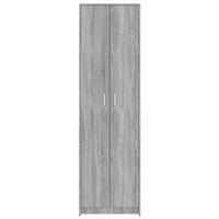 Thumbnail for Garderobenschrank Grau Sonoma 55x25x189 cm Holzwerkstoff
