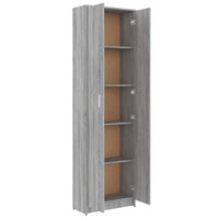 Thumbnail for Garderobenschrank Grau Sonoma 55x25x189 cm Holzwerkstoff