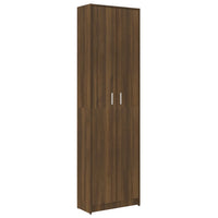 Thumbnail for Garderobenschrank Braun Eiche-Optik 55x25x189 cm Holzwerkstoff