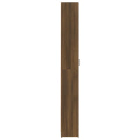 Thumbnail for Garderobenschrank Braun Eiche-Optik 55x25x189 cm Holzwerkstoff