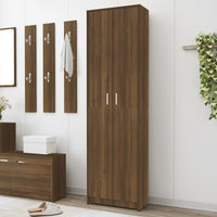 Thumbnail for Garderobenschrank Braun Eiche-Optik 55x25x189 cm Holzwerkstoff