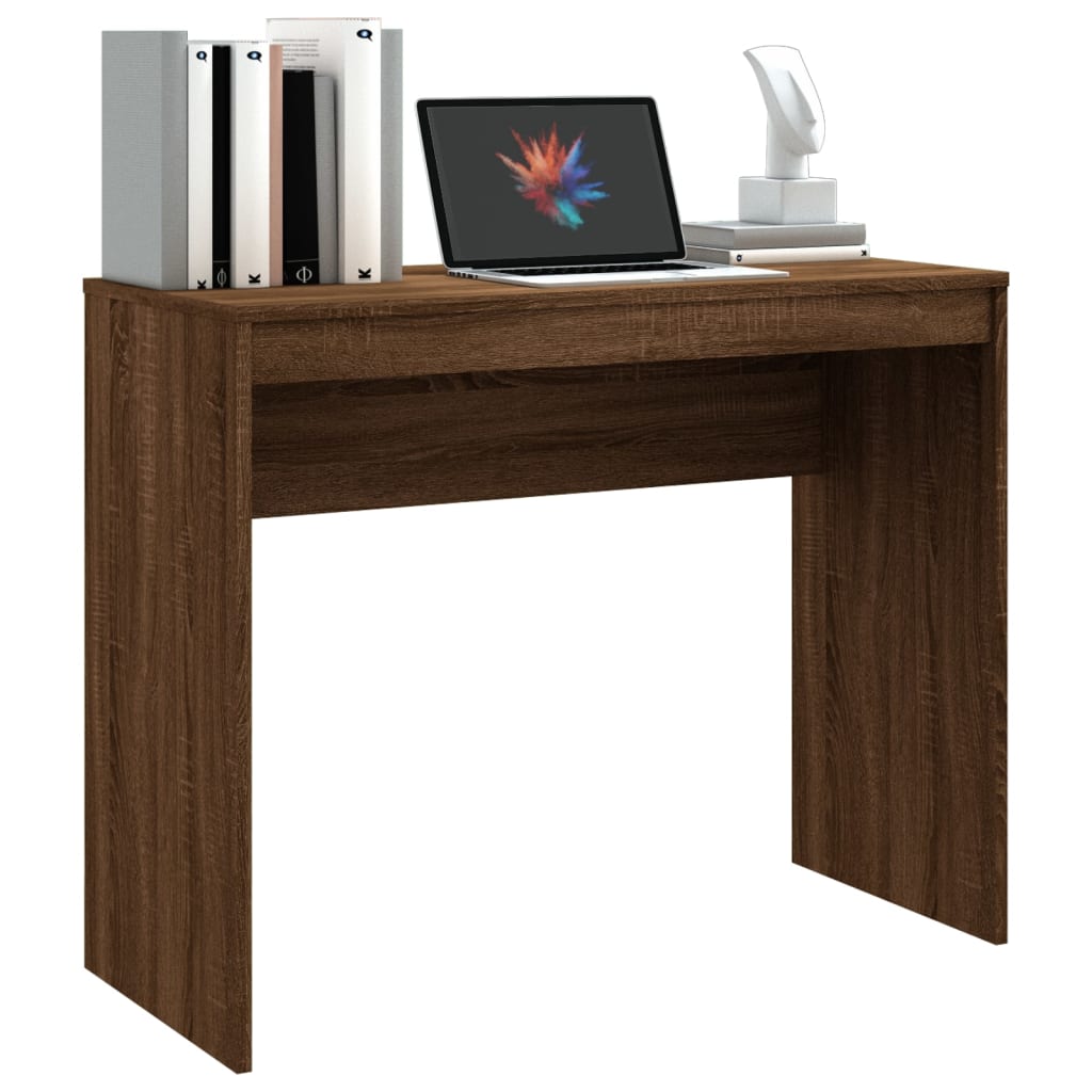 Schreibtisch Braun Eichen-Optik 90x40x72 cm Holzwerkstoff
