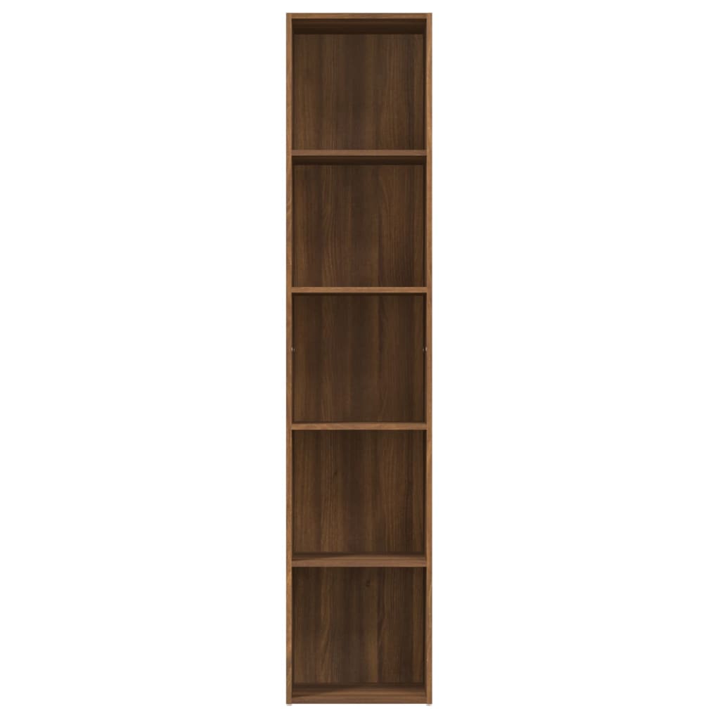 Bücherregal Braun Eiche 40x30x189 cm Holzwerkstoff