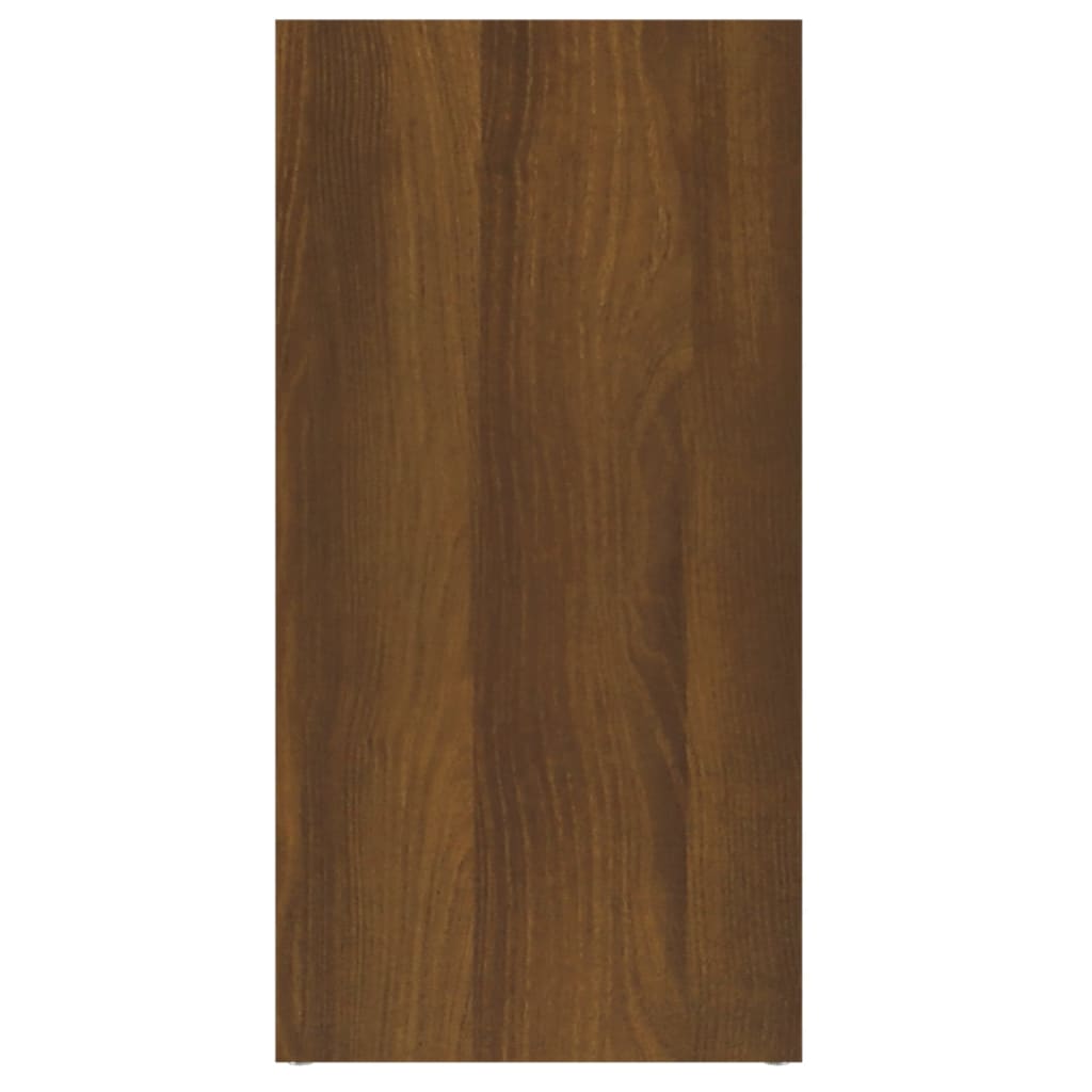 Bücherregal Braun Eichen-Optik 50x25x106 cm