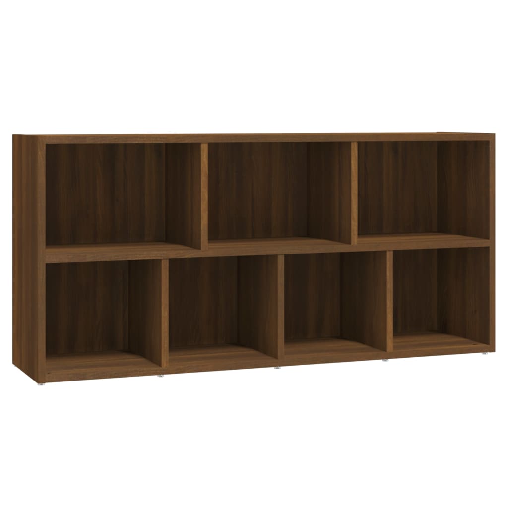 Bücherregal Braun Eichen-Optik 50x25x106 cm