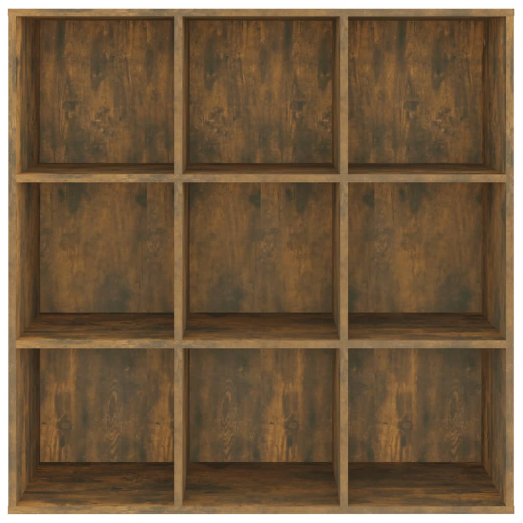 Bücherschrank Räuchereiche 98x30x98 cm